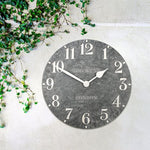 Thomas Kent 20" Indoor/Outdoor Arabic Wall Clock Cement
