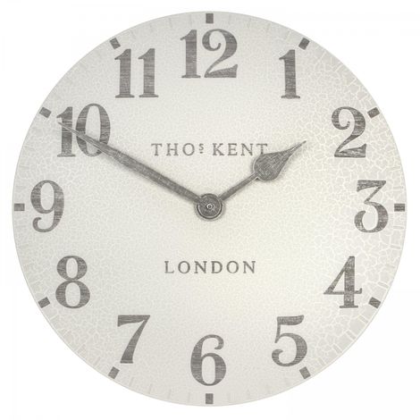 Thomas Kent 20" Indoor/Outdoor Arabic Wall Clock Crackle