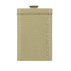 ARTISAN STREET EMBOSSED STORAGE CANISTER MOSS GREEN