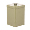 ARTISAN STREET EMBOSSED STORAGE CANISTER MOSS GREEN