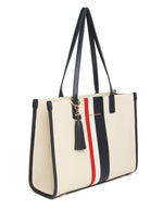 Alice Wheeler AW6121 Navy Amalfi Stripe Tote Bag