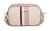 Alice Wheeler AW6122 Pink Stripe Madrid Camera Crossbody Bag