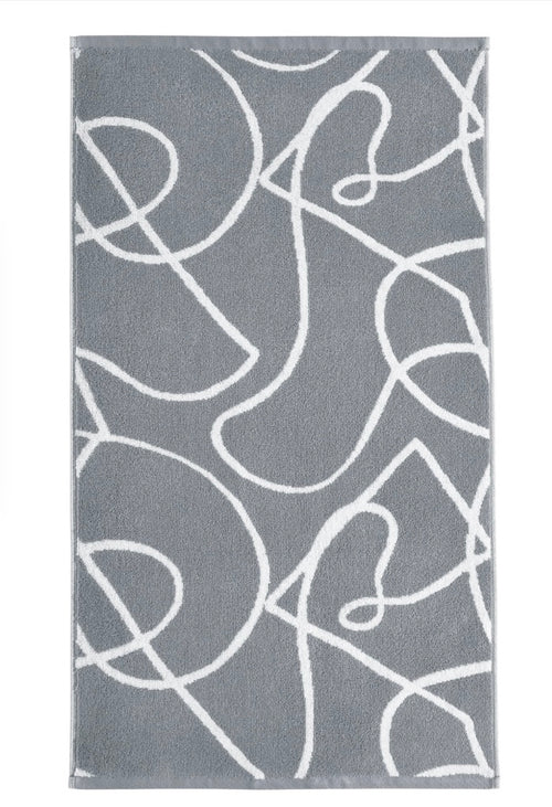 Copenhagen Home Pablo 100% Organic Cotton 550gsm Bath Towel Charcoal