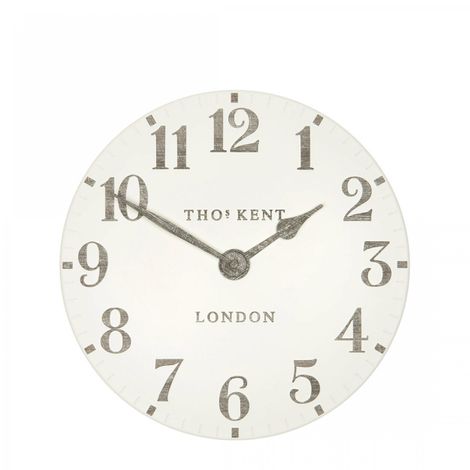 Thomas kent 12" Arabic Wall clock limestone