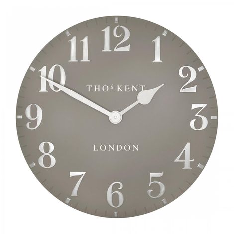Thomas Kent 20" Arabic Wall Clock Cool Mink