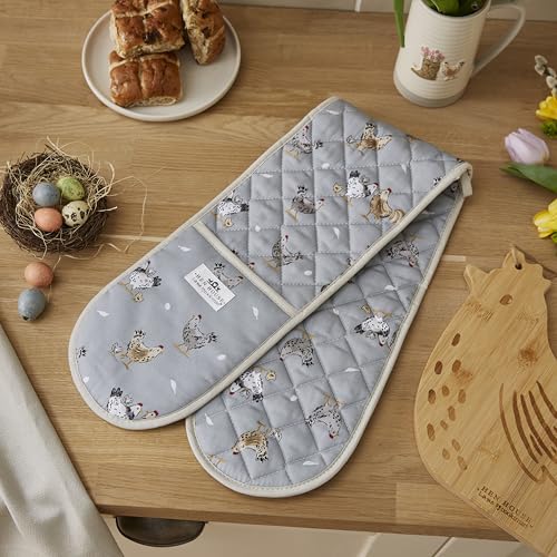 Cooksmart Hen House Lane Double Oven Glove