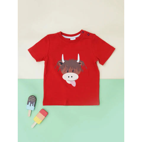 Blade and Rose Hamish Highland cow tee 1-2