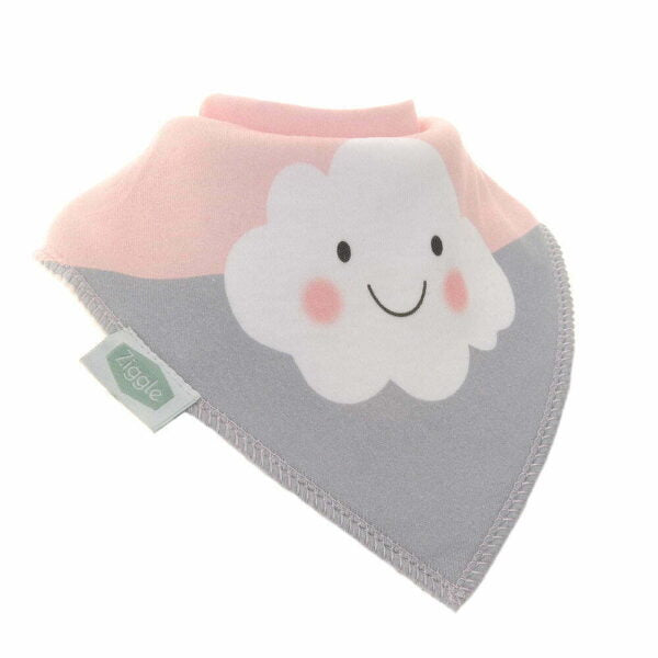 Ziggle Cuddly Pinks bib set