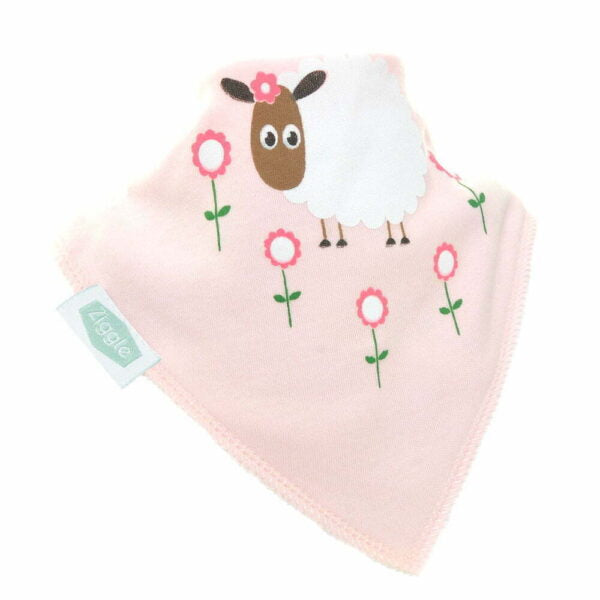 Ziggle Cuddly Pinks bib set