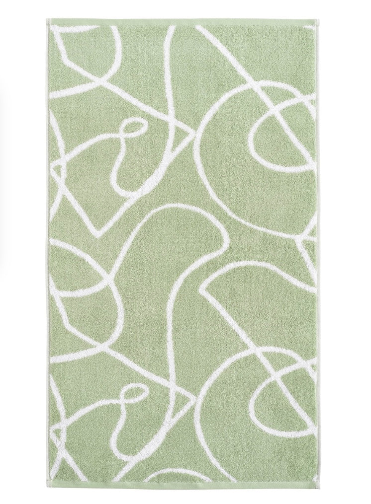 Copenhagen Home Pablo 100% Organic Cotton 550gsm Bath Sheet Sage Green