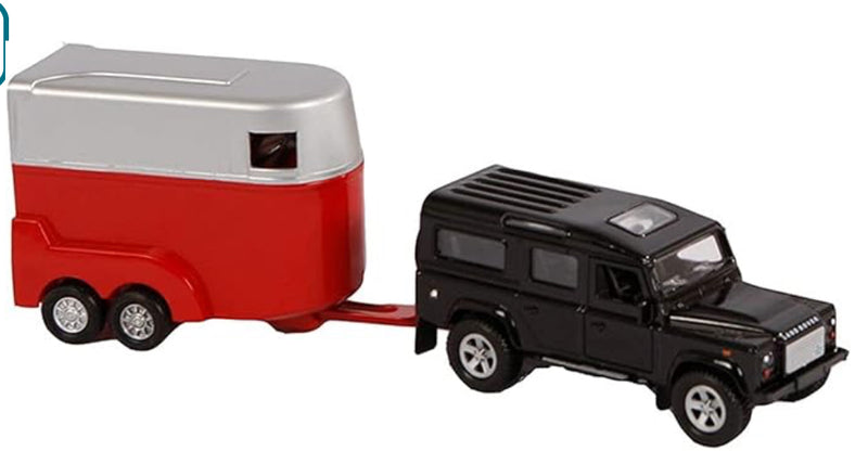 KIDS GLOBE Die Cast Pull Back LandRover Defender