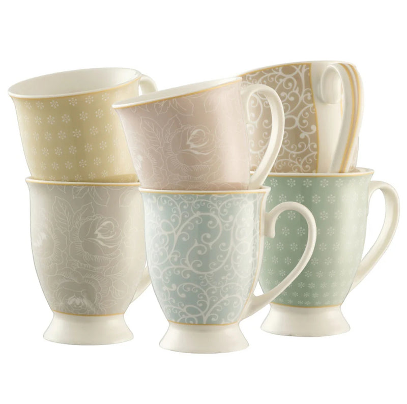 Aynsley Laurette 6 Mugs Hat Box