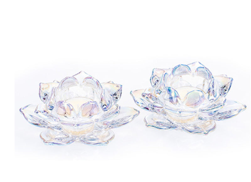 Newgrange Unicorn Lotus Tealight Pair