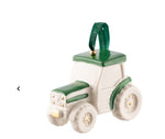 Belleek tractor orn green