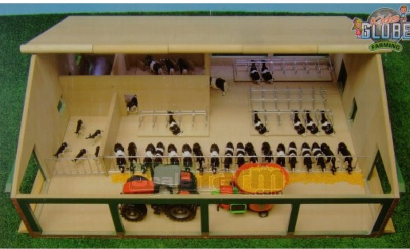 Kids Globe Cattle Shed With Milking Parlour