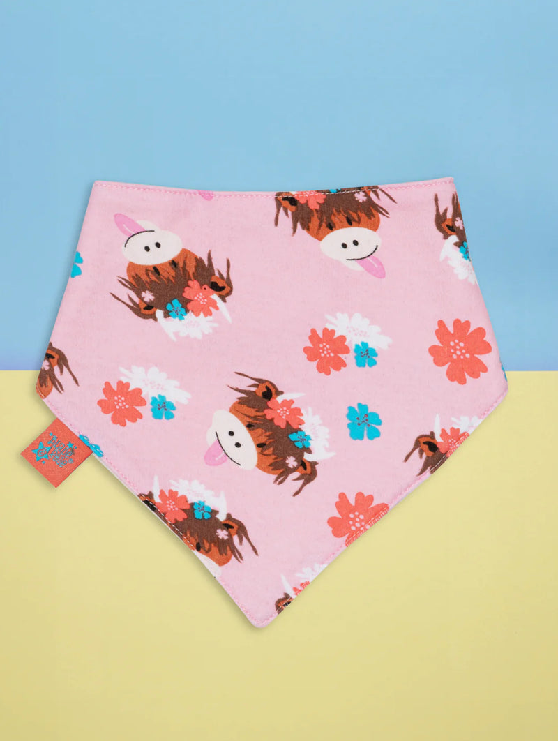 Blade & rose Bonnie Highland Cow Bib