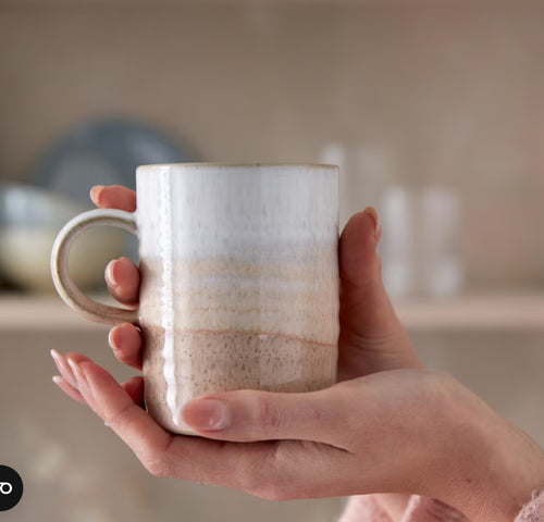 Denby Kiln Coral Set of Two Mugs
