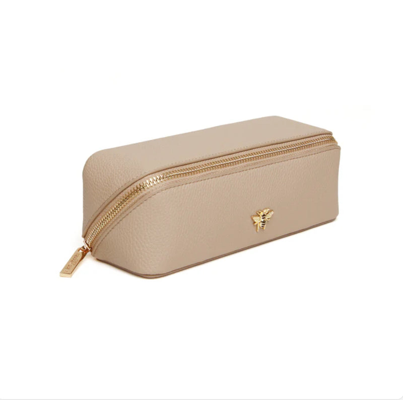 Alice Wheeler Stone Small a train Case
