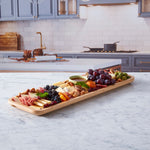 KC Farberware Build-a-Board Bamboo Platter, 17.5 x 56CM