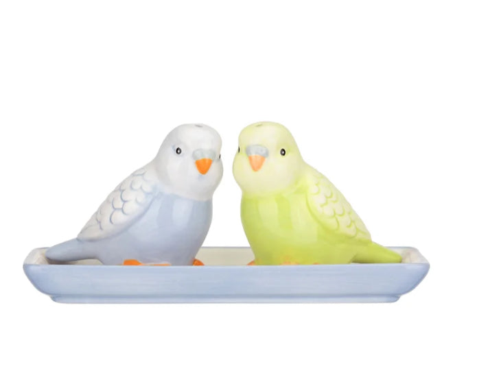 Cath Kidston Ceramic Budgie Salt & Pepper ShakerSet