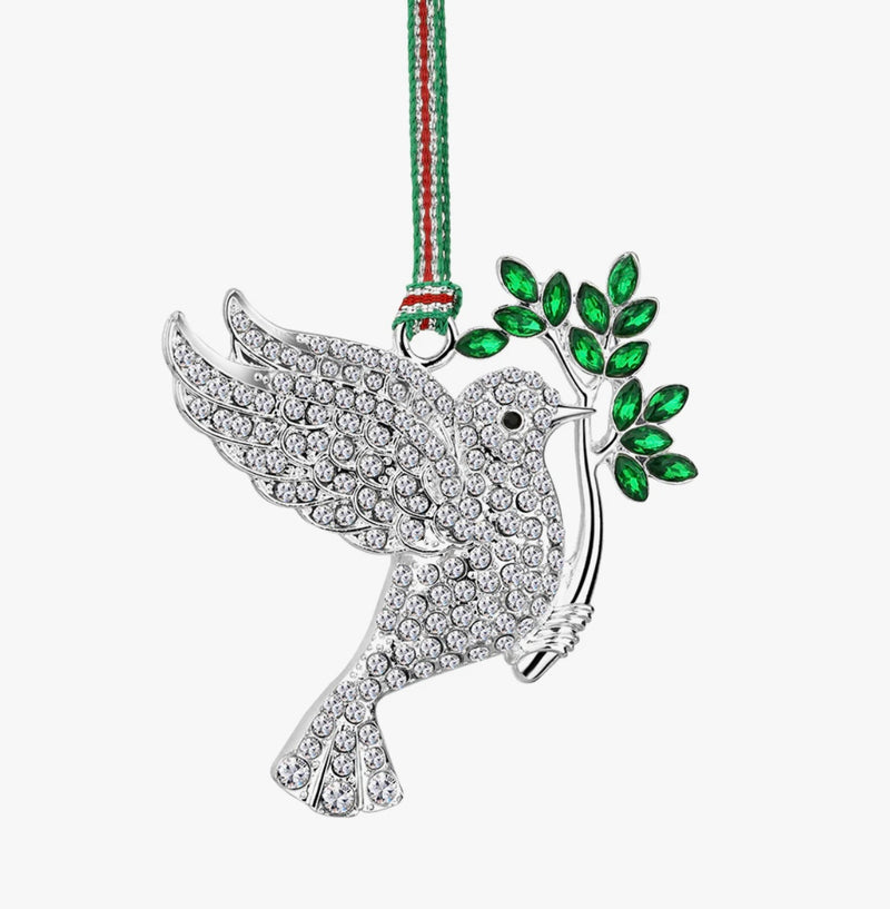 Newbridge Dove with Olive Branch Christmas Tree Decoration