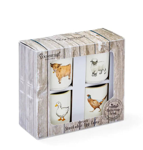 Buttercup Farm Set of 4 Stackable Egg Cups