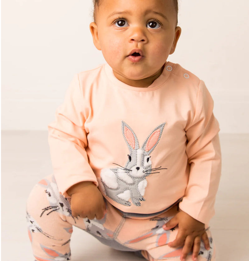 Blade and Rose Mollie Rose  the Bunny Design Top 2/3 year
