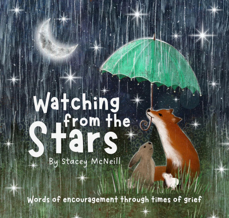 Fox Under The Moon Watching From The Stars