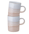 Denby Kiln Coral Set of Two Mugs