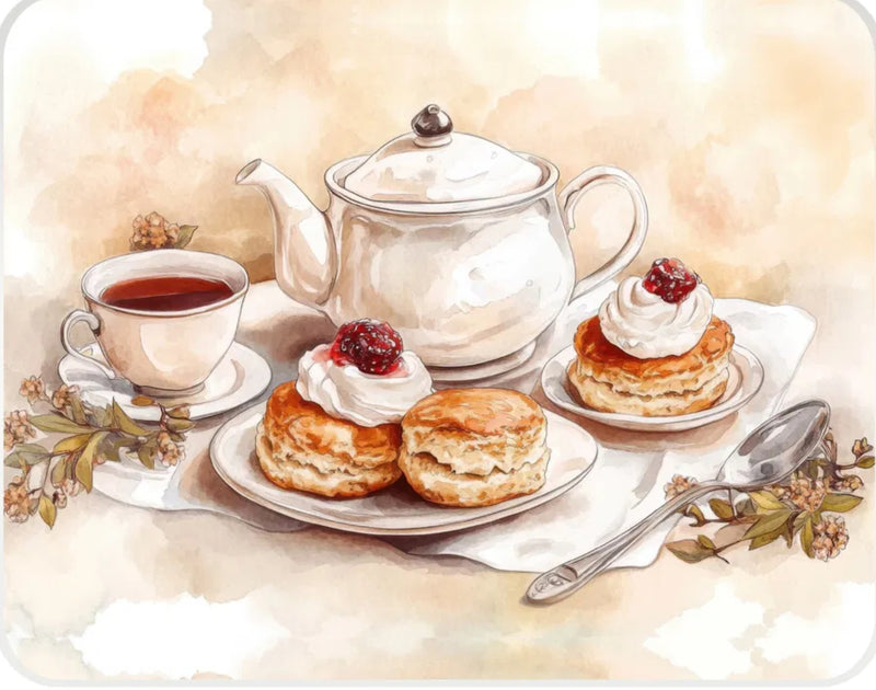 EDD Cream Tea Medium Worktop Protector