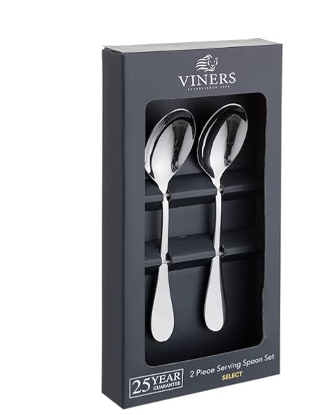 Viners 2 Piece 18/0 Serving Spoon Set