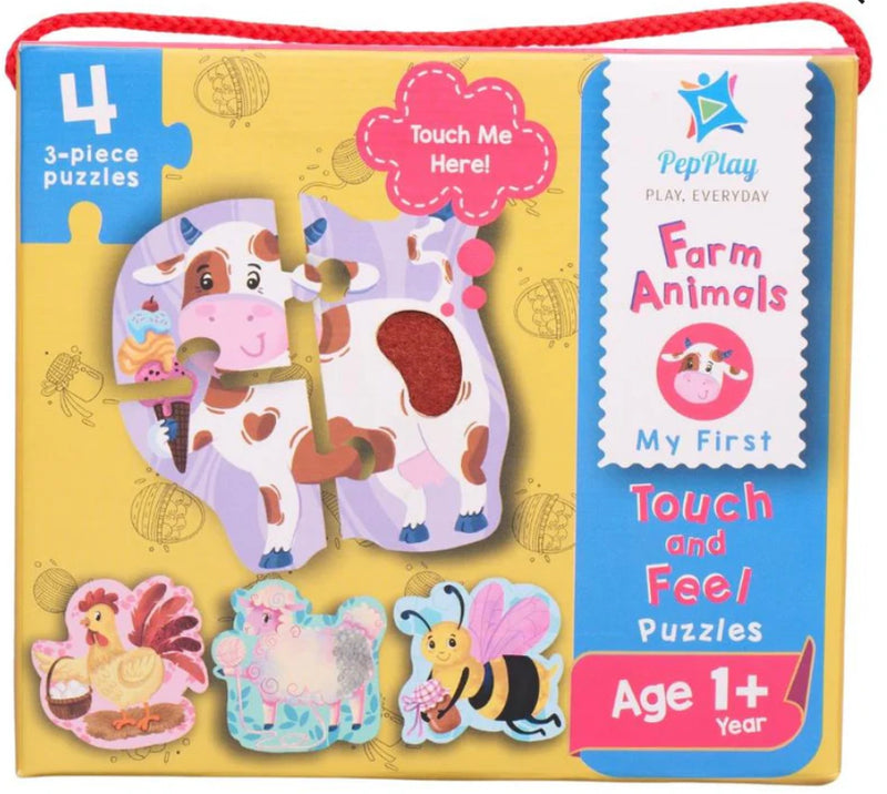 IOT Touch & Feel Puzzles Farm Animals
