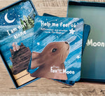 Fox Under The Moon Help Me Feel Ok... Affirmation Cards