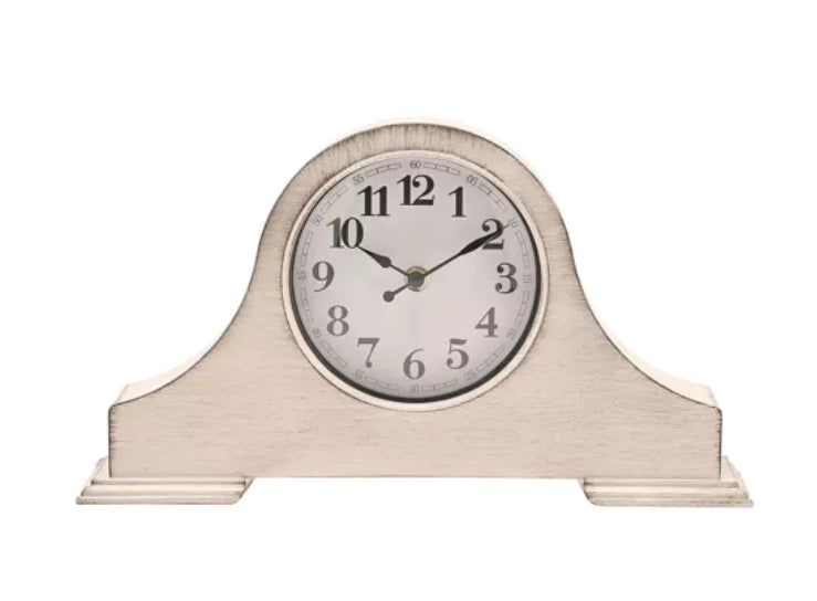 WID Hometime Mantel Clock 36cm White