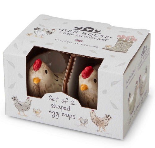 Cooksmart Hen House Lane Set of Two Eggcups