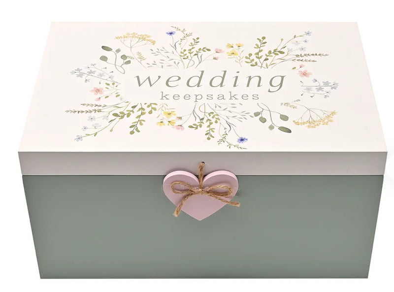Wid Love Story Wildflower Wedding Keepsake Box