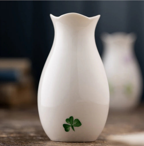 Belleek Forget Me Not Mini Vase
