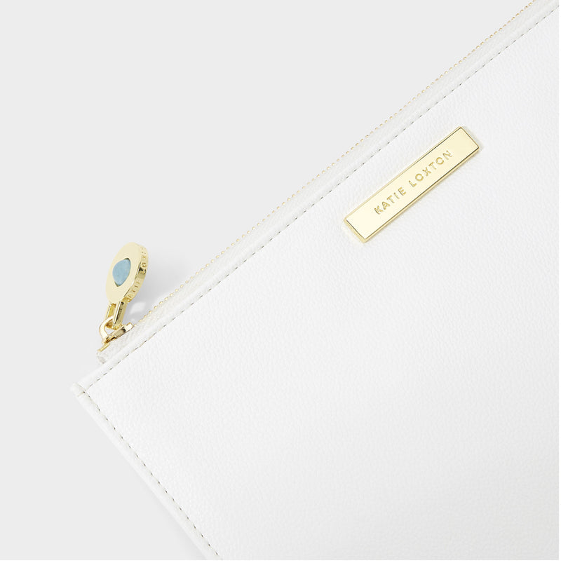 Katie Loxton Bridal semi-precious Stone Pouch Thank You For Helping Me Tie The Knot Blue