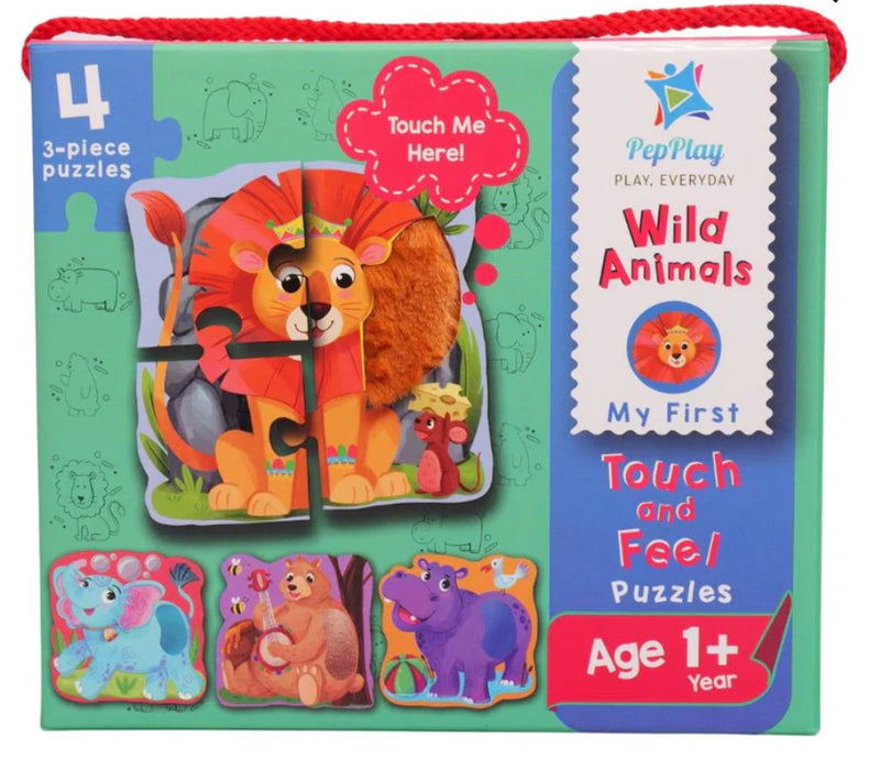 IOT Touch & Feel Puzzles Wild Animals
