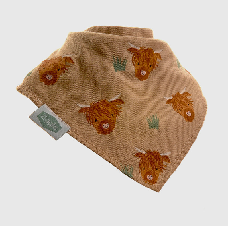 Ziggle Highland Cow Bib