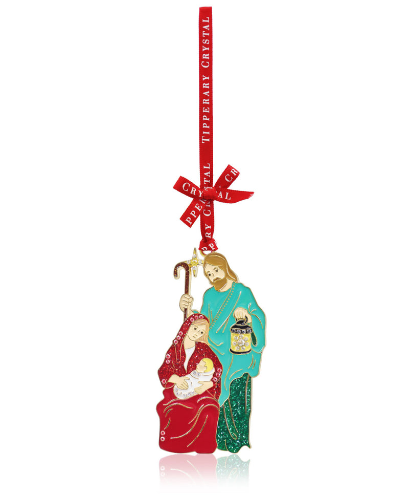 Tipperary Crystal Christmas Nativity Decoration