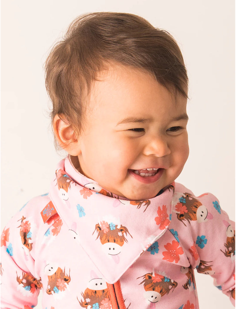 Blade & rose Bonnie Highland Cow Bib