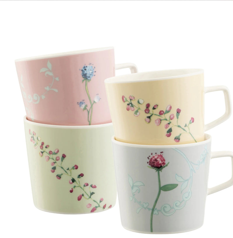 Aynsley Camille Pastel Mugs Set Of 4