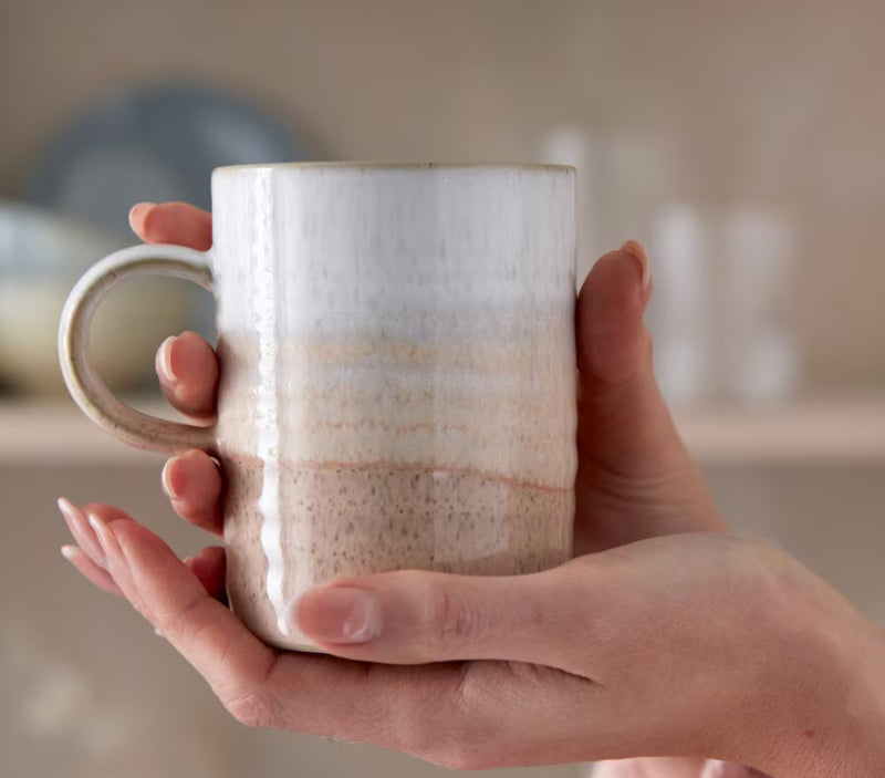 Denby Kiln Coral Ridged Mug