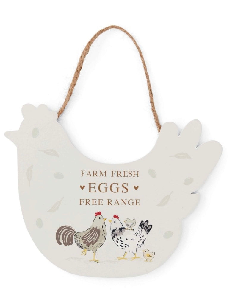 Cooksmart Hen House Lane Plaque “Farm Fresh Eggs”