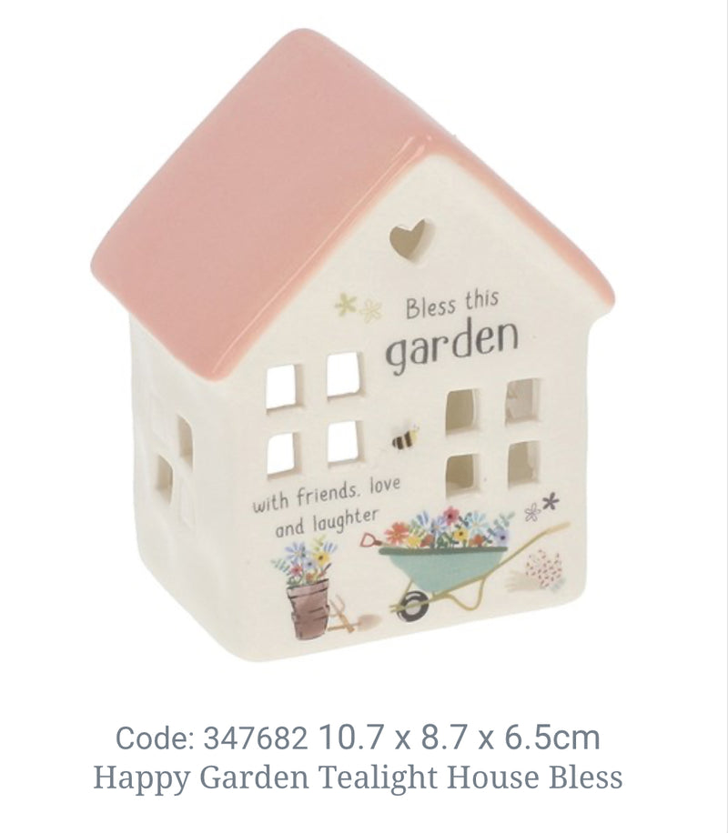 Jd Happy Garden Tealight House Bless