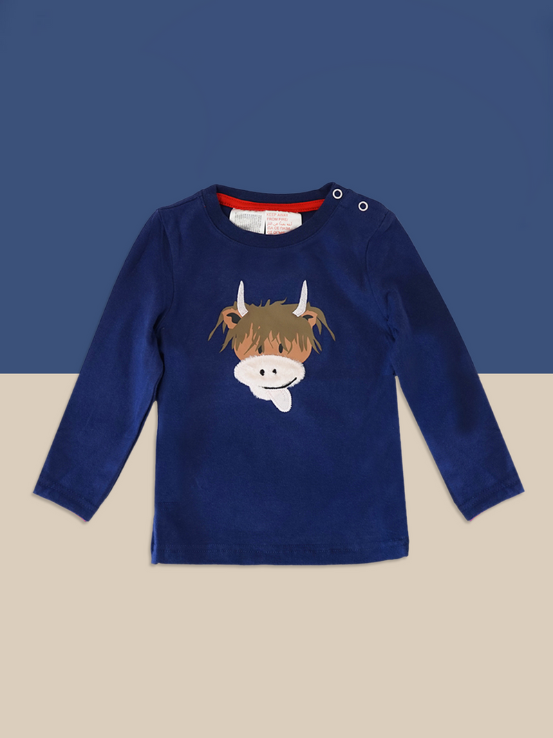 Blade and Rose Hamish Highland Cow Top - 0-6 Months