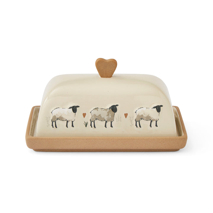 Cooksmart Serviertablett 'Highland Sheep' – Aus Melamin/Kunststoff, Mit Schaf-Motiv, Leicht & Pflegeleicht – Für Getränke & Snacks