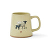 Cooksmart HIGHLAND SHEEP - REVERSE CONICAL MUG SAGE