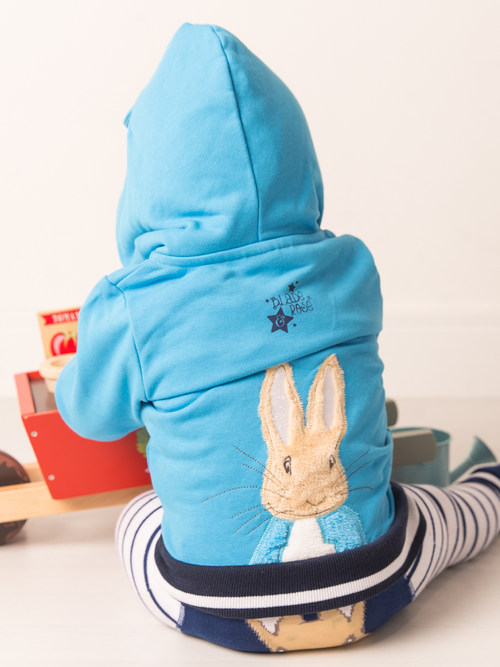 Blade and Rose Peter Rabbit Blue Hoodie 0-6Months
